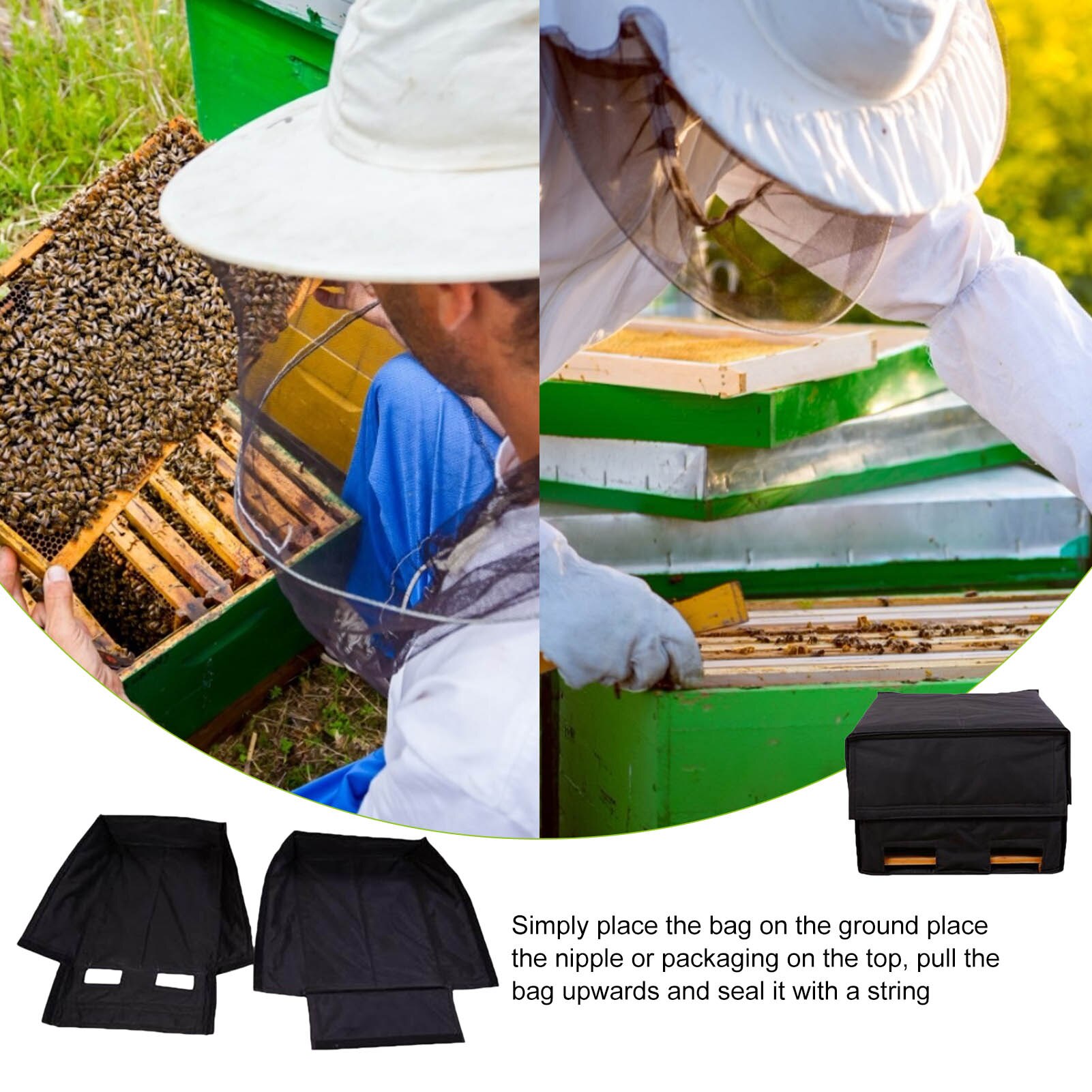 Beekeeping Bees Tools Covering Sunscreen Thicken Cotton Beehive Cover Thermal Insulation Hive Lid Garden Bee Tools