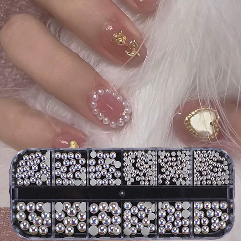 3D ongle cristal strass paillettes métal diamant Sequin Technique manucure ongle Art déco Nail Art bijoux
