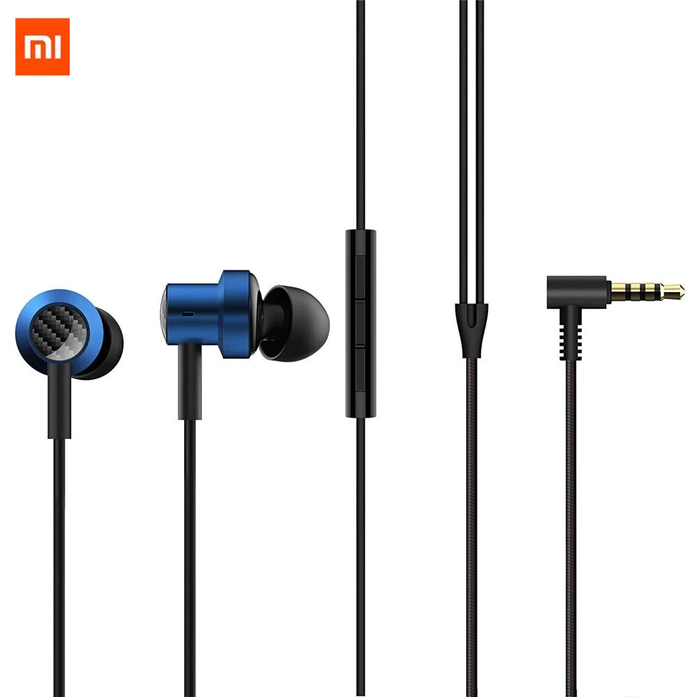 Xiaomi podwójne dynamiczne słuchawki douszne 3.5mm słuchawki douszne słuchawki douszne dla iPhone X XS 7 8 Samsung S8 S9 S10 Xiaomi 9