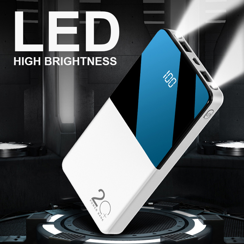 Power Bank 20000 mAh Tragbare Lade Poverbank Handy Externe Batterie Ladegerät Power 20000 mAh für Xiao mi mi