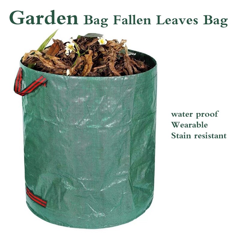 Large Capacity Heavy Duty Garden Waste Bag Durable Reusable Waterproof PP Yard Leaf Weeds Grass Container Storage
Bag: 120L 45x76cm