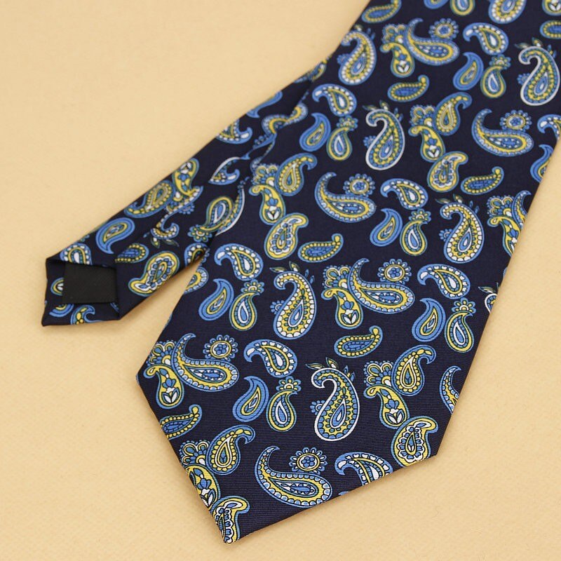Corbata de seda clásica para hombre, corbatas con estampado Floral a cuadros de 9cm, color rojo, ropa Formal de negocios y boda,