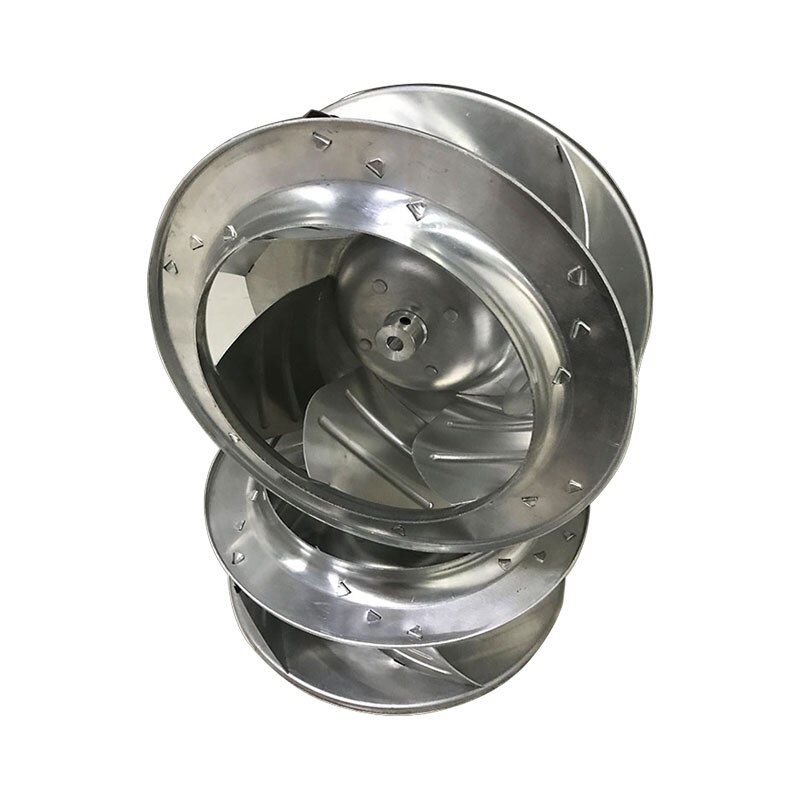 315mm impeller Vane Motor Blades Fan Impeller shaft blower fan wheel cooling helice accessories for CNC machine tools aluminum