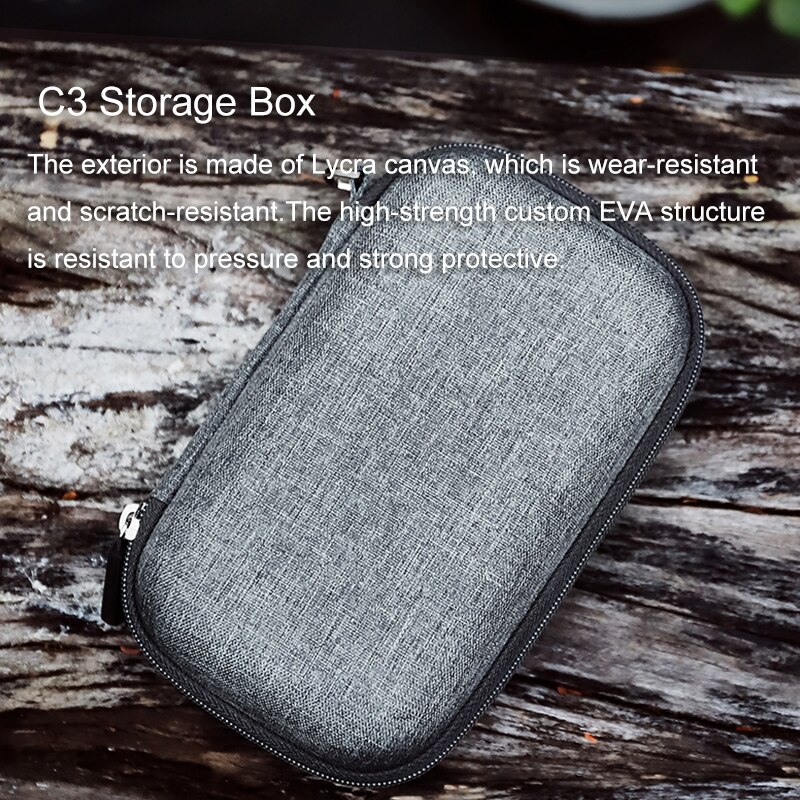 SHANLING C3 Storage Box Anti-pressure Multi-purpose Package dla przenośnych odtwarzaczy słuchawek M6 Q1