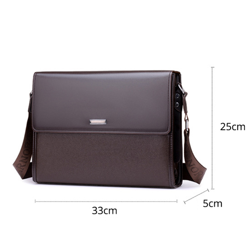 PU Leer Mannen Aktetas mannen Messenger Bag Mannelijke Laptop Tas Zakelijke Mode Grote Capaciteit Schoudertassen Reizen tas