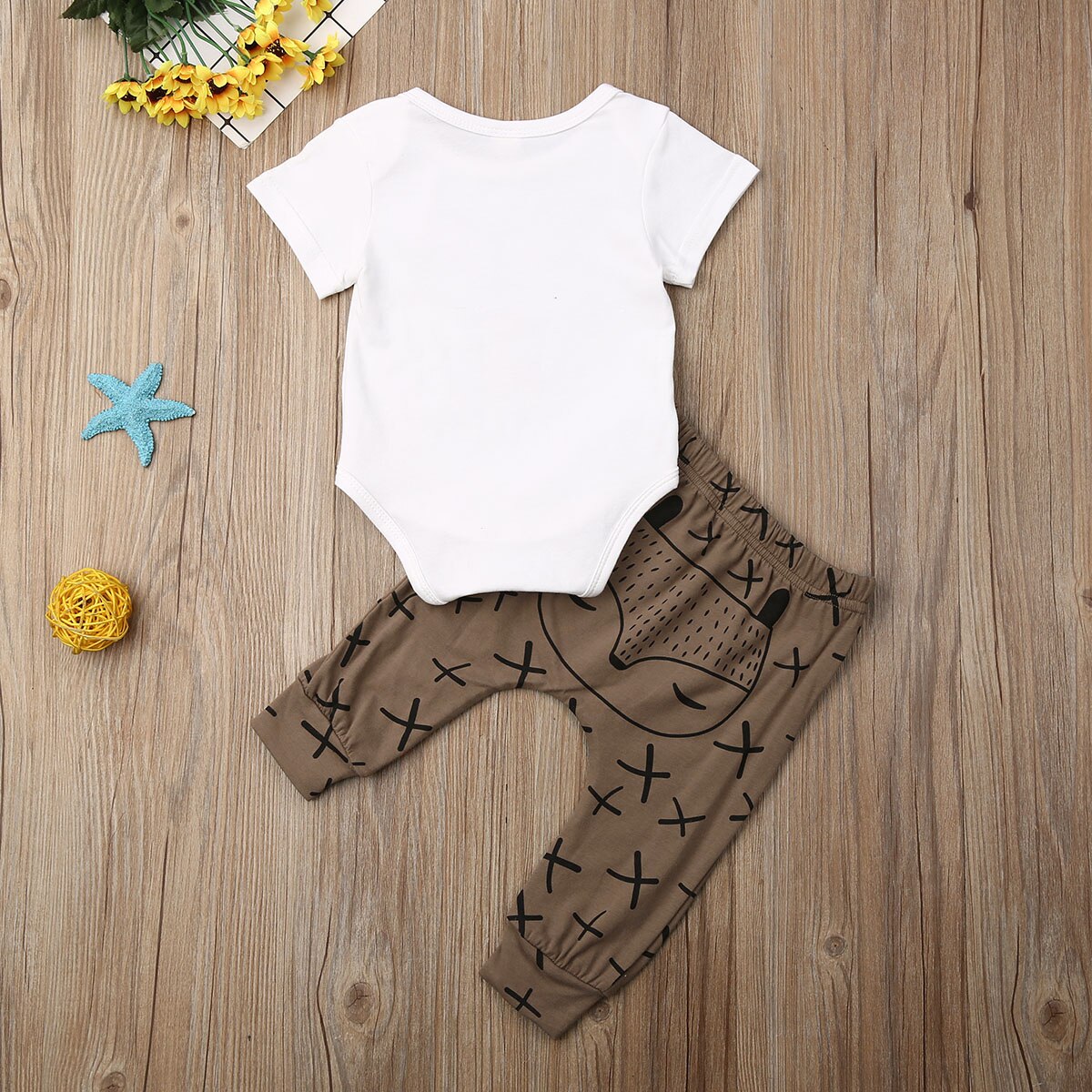 Pudcoco nyfödd bebis pojke flicka söta djurtryck kläder toppar kortärmad tröja + byxor leggings 2 st kläder outfits 0-18m