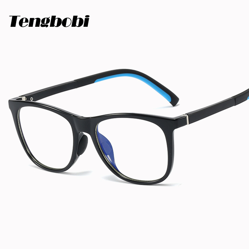 Moda per Bambini anti-blu luce di Titanio di Plastica Montature per Occhiali Ultralight TR90 Uomini Donne ottico Occhiali computer