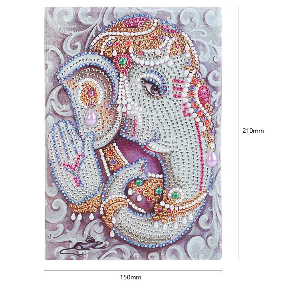Carnet de peinture au diamant 50 Pages | Bricolage, broderie diamant, Mandala, forme spéciale, point de croix, agenda: K