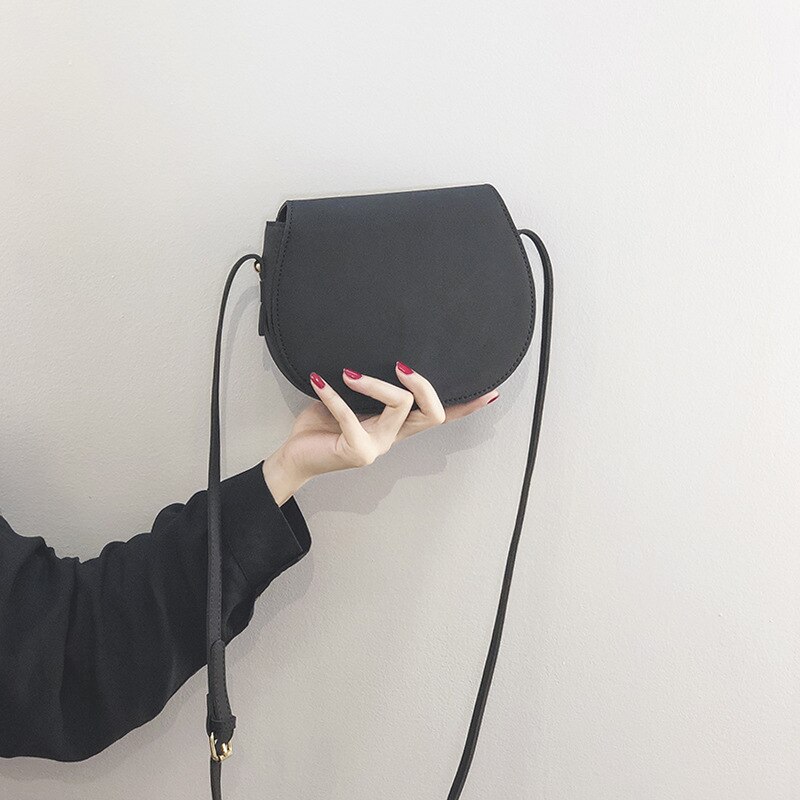 Neue stil frauen umhängetasche modische matt sattel tasche