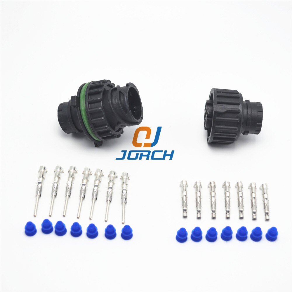 10 pcs 7 pin Auto Sensor Plug Waterproof Wire Connector 1.5MM BU-STE KPL CIRCULAR DIN HOUSINGS 1718230 967650-1 968421-1