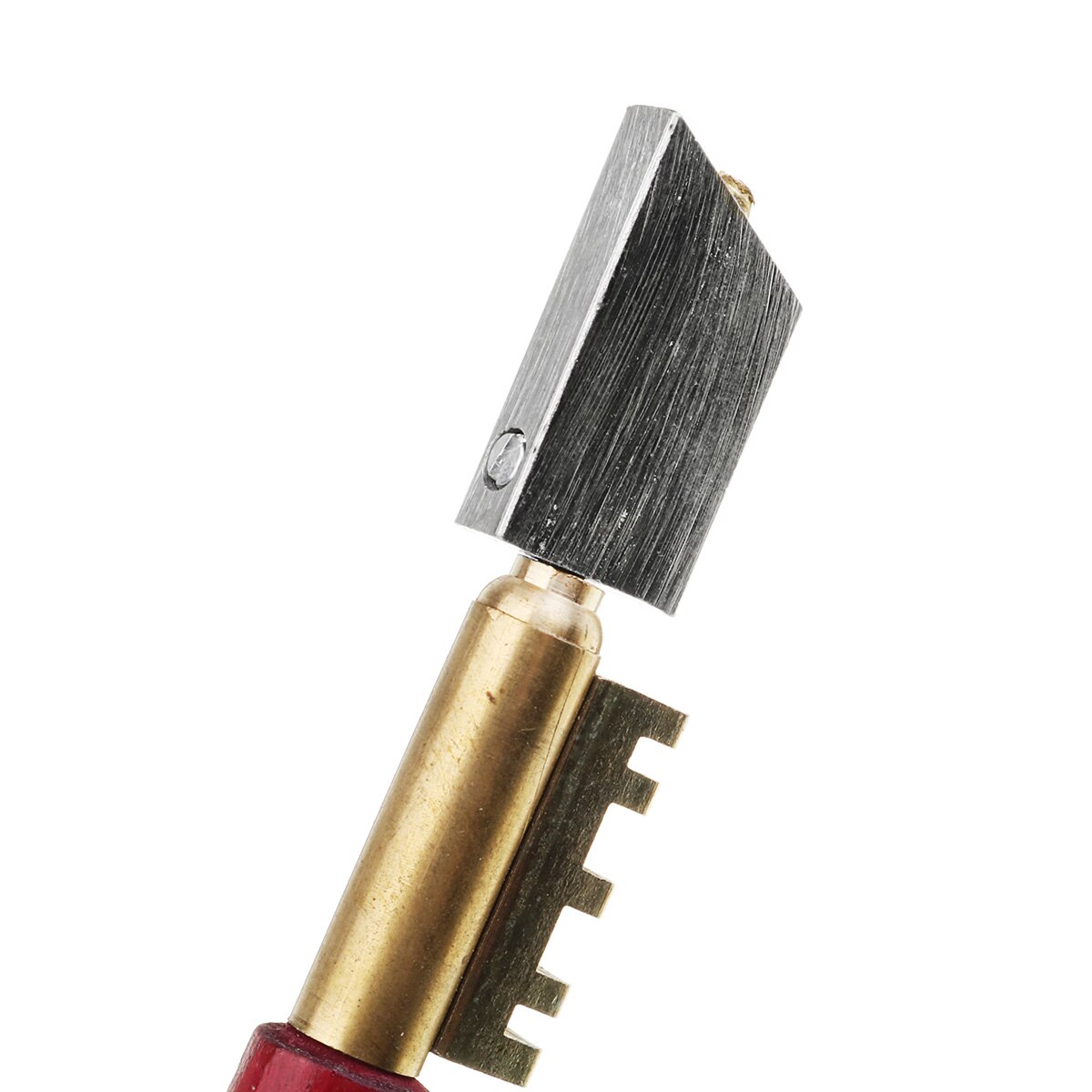 Doersupp Draagbare Glassnijder Zelfsmerende Carbide Wheel Blade Diamant Tip Glassnijder Mes Houten Handvat Tool