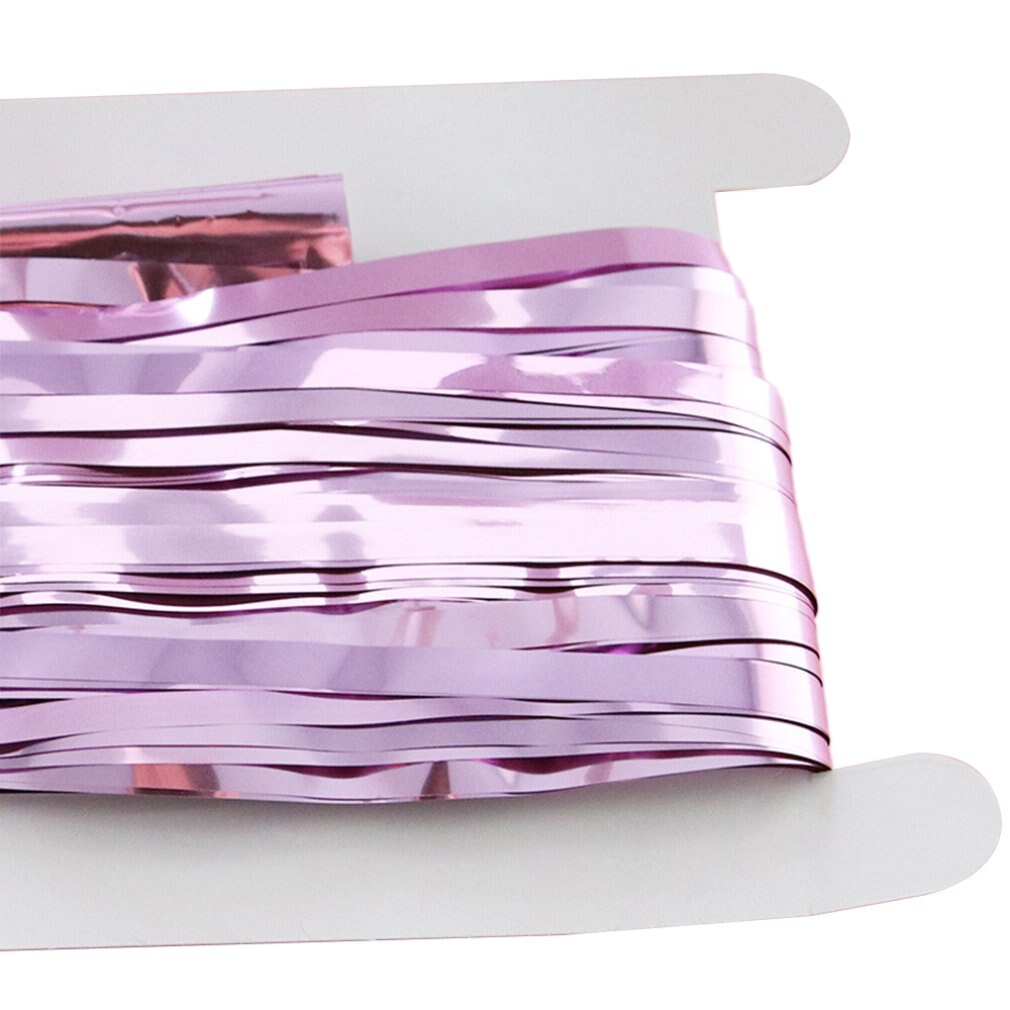 Party Backdrop Curtain Metallic Foil Fringe Shimmer Backdrop Birthday Wedding Party Wall Decoration Photo: Khaki