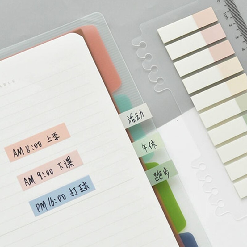 10/20 Vellen Huisdier Planner Stickers Index Tabs Bookmark Sticky Notes Pagina Marker Briefpapier Kantoor School Supply
