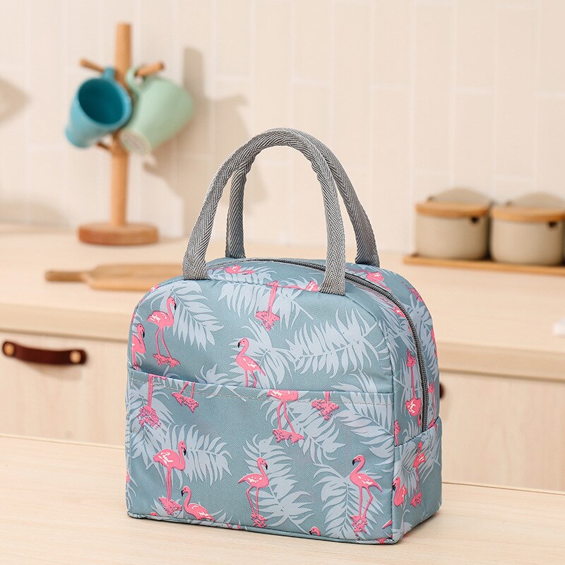 Kationische Wasserdichte Tragbare Eis Pack Thermische Isolierung Tasche Lunchbox Tasche Thermische Isolierung Tasche Aluminium Folie Verdickt Mittagessen: 6