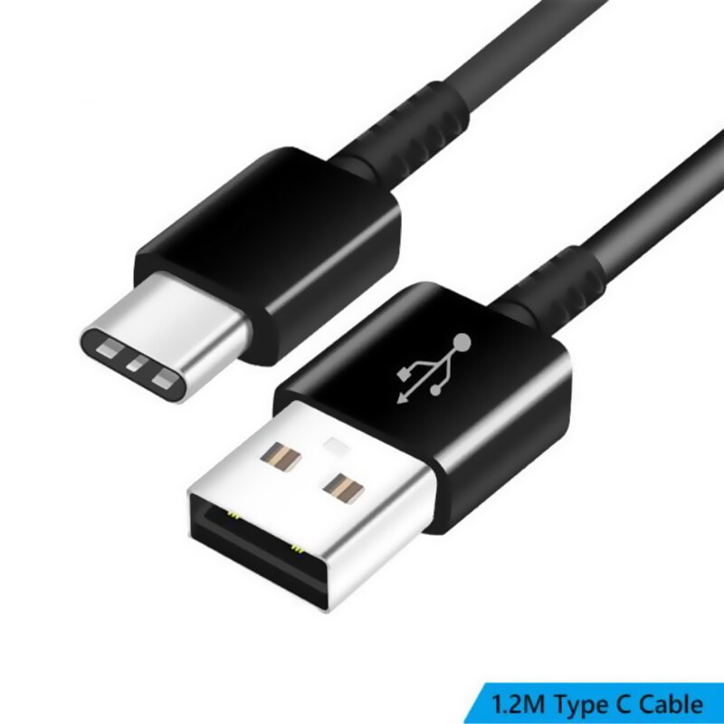 For Samsung S8 S9 plus note9 Fast Charger 9V 1.67A Quick Adapter EU/US Note8 S9 S8 C5 C7 C9 S7 S6 Edge pro 1.2M USB Type C Cable: black / 1.2M Type C Cable