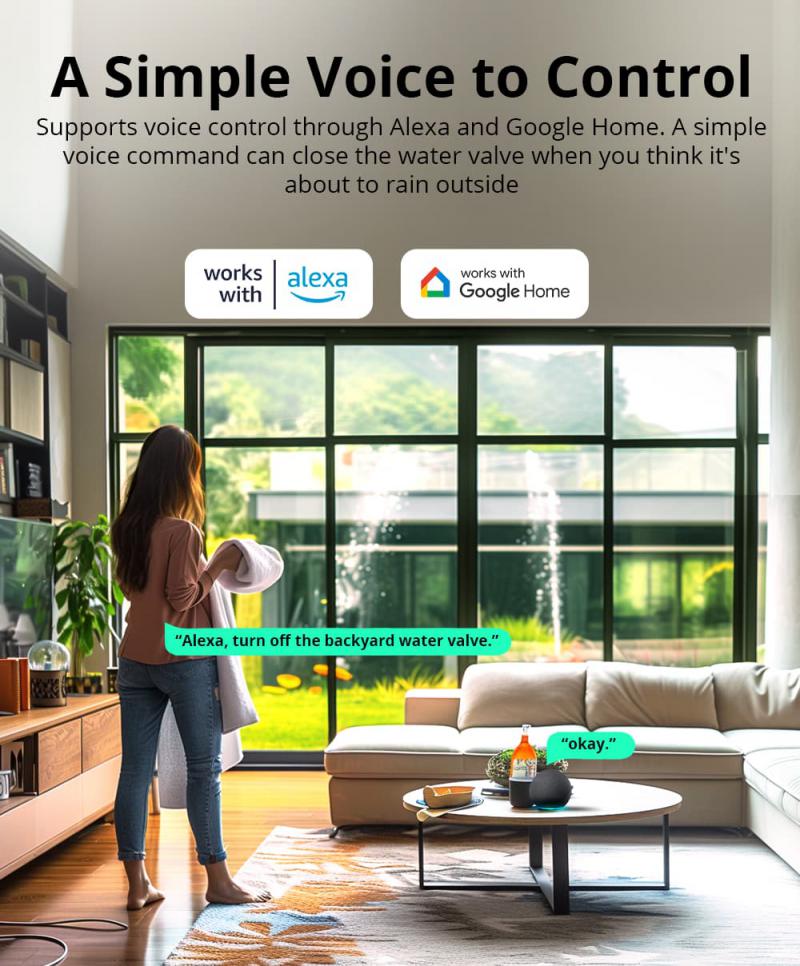 SONOFF SWV zawór wodny kran Zigbee inteligentny kontroler nawadniania Systerm Timer App sterowanie głosem za pośrednictwem Alexa Google Home Assistant