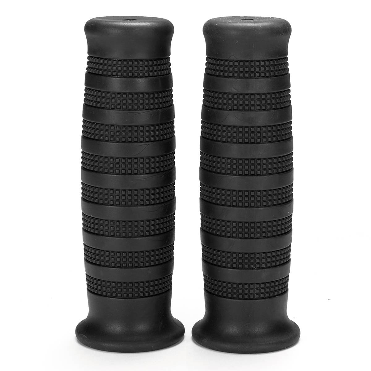 1 paar Universele 7/8 "22mm Motorcycle Bike Rubber Stuur Hand Grip Cafe Racer Bobber Clubman Custom Moto Hand grips Bar