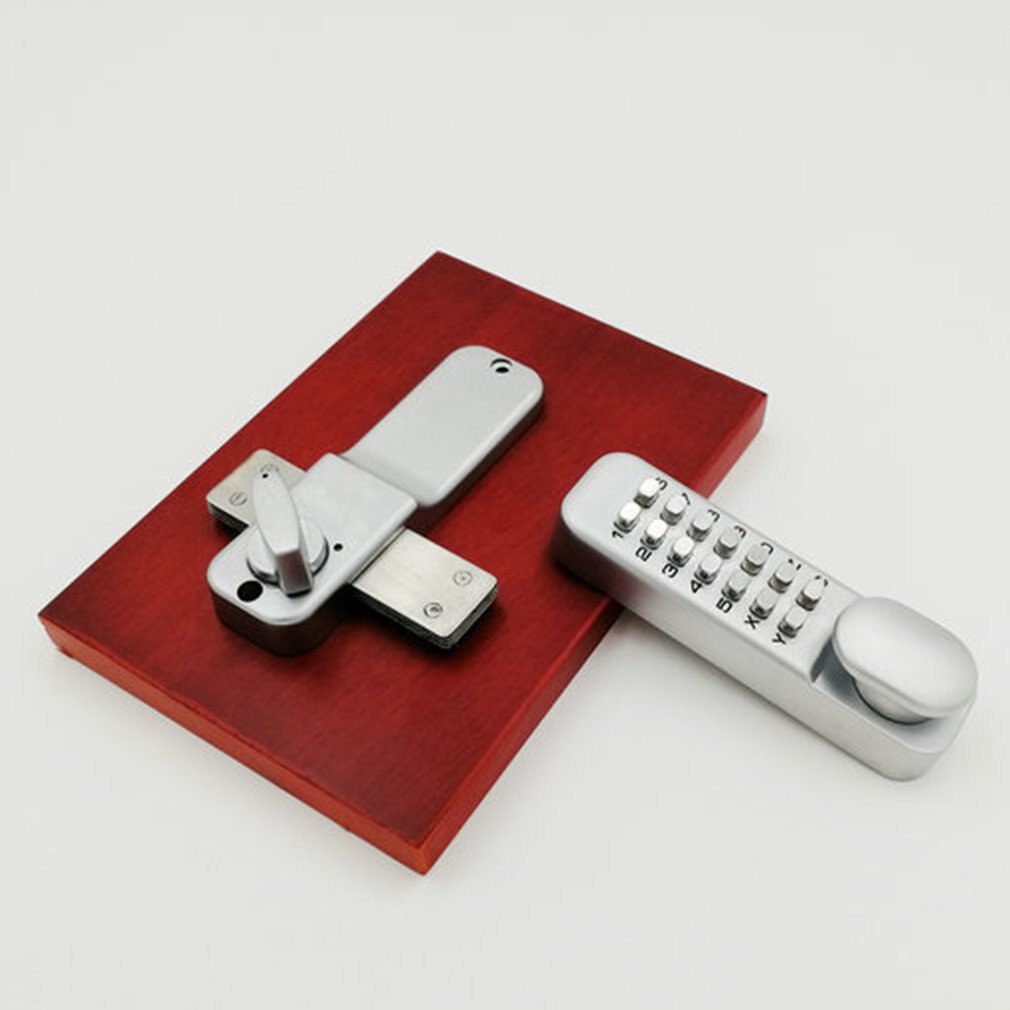 Universial OS25A first generation mechanical combination lock horizontal bolt lock silver Zinc alloy Courtyard door lock