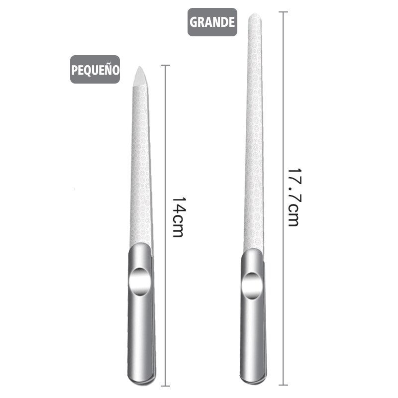 1pc acier inoxydable lime à ongles tampon métal meulage ponçage gommage ongle Art accessoires manucure pédicure outils