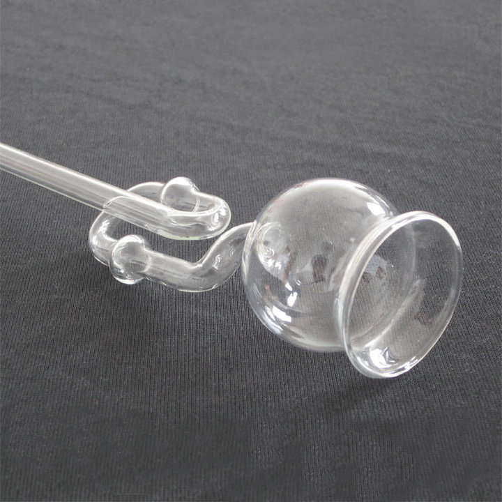 Embudo de seguridad de vidrio de una pieza con cuello largo recto/de una bola/doble bola para instrumento de enseñanza de productos químicos y laboratorio