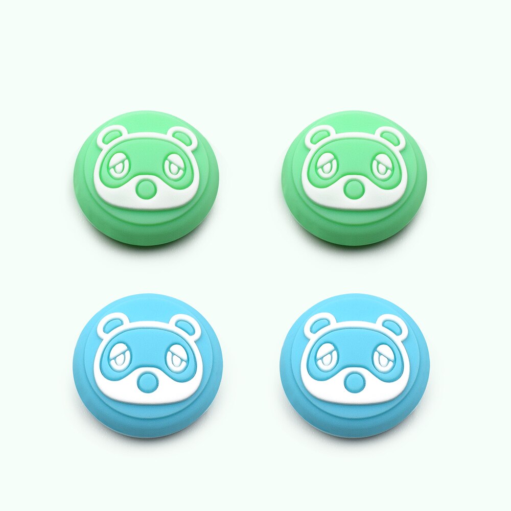 Thumb Stick Grip Cap AnimalCrossing Segretario Cucciolo di Cane Isabelle Joystick Copertura Per Nintend Interruttore Lite Joy-Con Controller Caso: 6