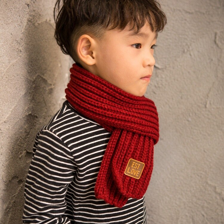 Pañuelos para niños, bufanda de cuello para bebés y niñas, bufanda suave Lisa para cuello, anillo de cuello elástico, bufanda para bebés, Invierno