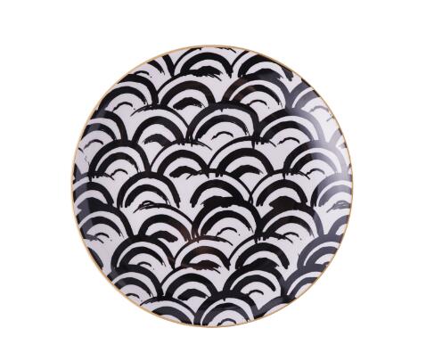 6 oder 8 oder 10 zoll geometrie geschirr keramik Teller teller porzellan dessert platte geschirr kuchen platte: B / 8 zoll