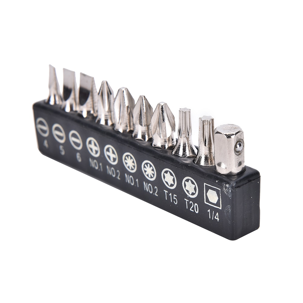 10pcs/Set Electric Alloy Steel Screwdriver Bits For Screwdriver Set Multifunctionl Versatile Screwdrivers