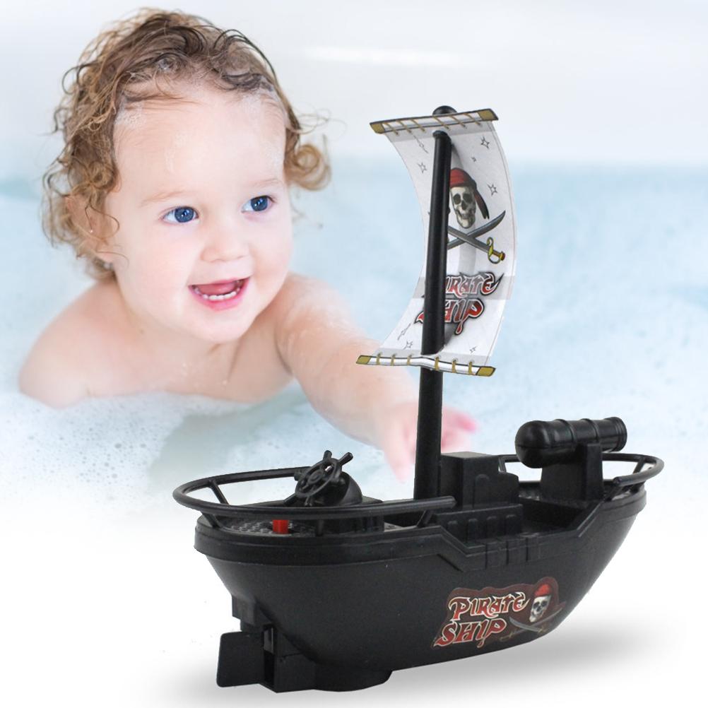 Children Electric Pirate Ship Toy Bath Toy Water T... – Vicedeal