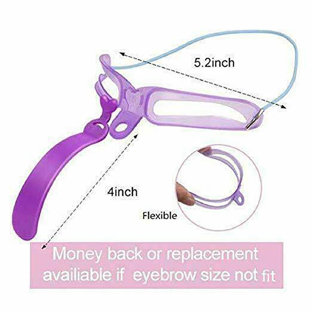 8pcs Eyebrow Shaper Eyebrow Shaping Stencils Makeup Template Reusable Eyebrow Grooming Shaping Stencil Kit