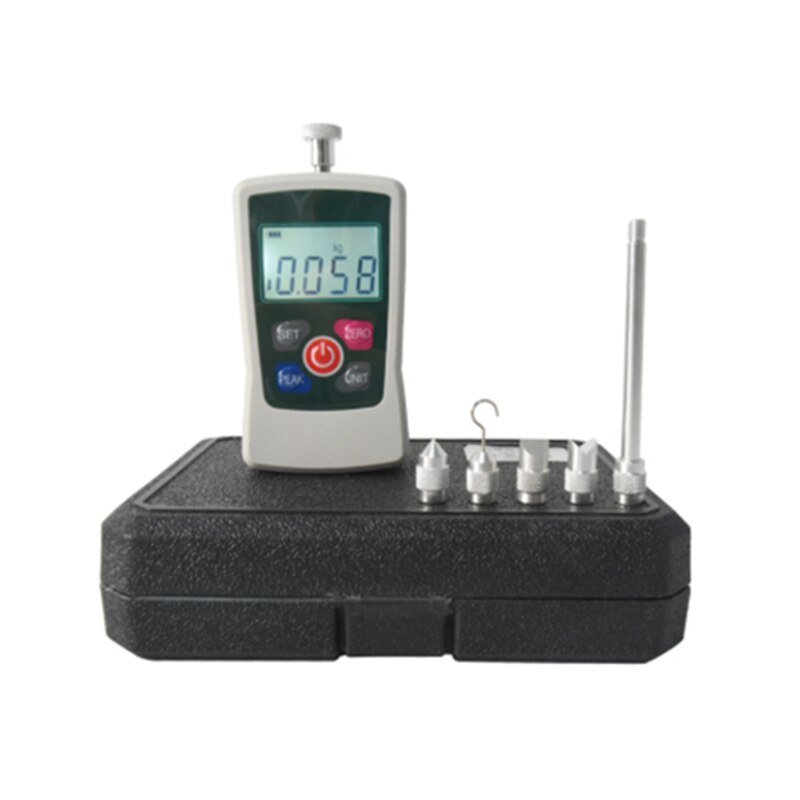 Digital Push Pull Force Gauge With Max Load Value 200N 20Kg 45Lb 720Oz Load Division Value 0.1N 0.01kg 0.01Lb 1Oz