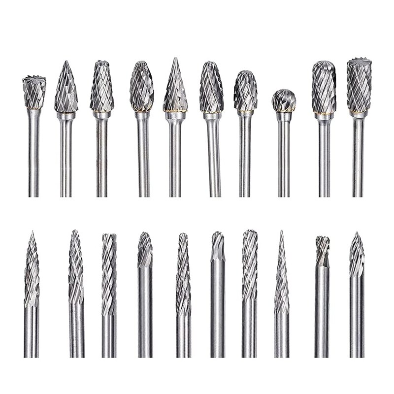 Set Mit 5 Rotary File Cutter Bits 6mm Schaft Wolfra Produktbild-Vorschau 5