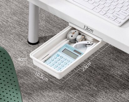 Hidden drawer storage box under the desk large desk office good things shelf under the desk hidden artifact: S