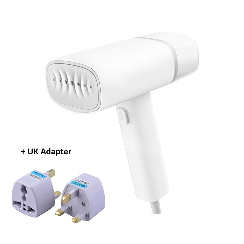 XIAOMI MIJIA ZANJIA ZJ GT-301W Steamer iron mini generator travel Household Electric Garment cleaner Hanging Ironing Portable: Add UK Adapter
