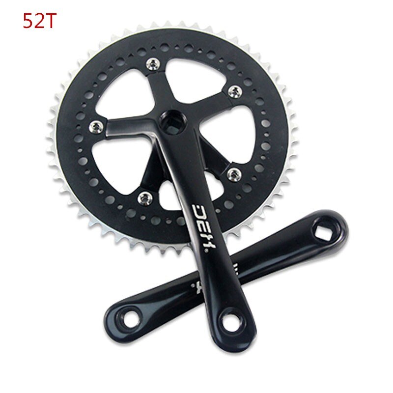 46t/48t/52t*170mm ultralichte aluminium crank racefiets retro kettingblad fiets crankstel & crank holle kettingwiel czy 005