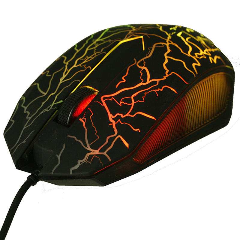 3200 DPI Computermuizen Kleurrijke LED Professionele Muis Gaming Ultra-precieze Voor Dota2 LOL Gamer Muis Ergonomische USB Bedrade Muis