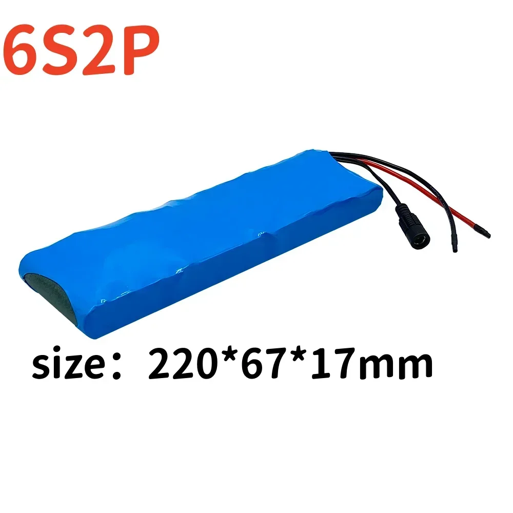 Bateria de íon de lítio 6s2p 25.2V13.8ah 18650 24V 13800mAh bateria de íon de lítio, adequada para baterias de bicicleta/scooter