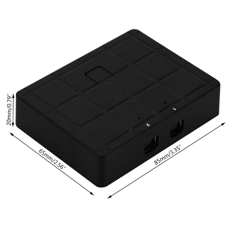 USB 2,0 Hub 2In1Out USB Auto Sharing Switch Konverter Splitter für PC Computer Drucker Peripheriegeräte für Büro Heimgebrauch