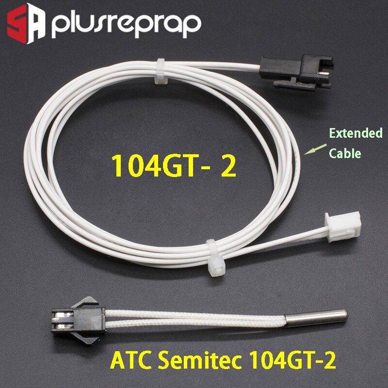 ATC Semitec 104GT-2 104NT-4-16C054RT/B3950 Thermistor Patrone V5 V6 Volcano Sensor Patronen Heizung Block 3D Drucker Teile: 1PC 1Meter Cable / 104GT-2