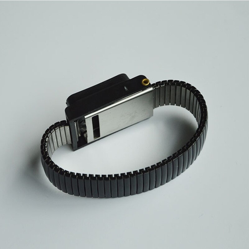 Antistatische Polsband Esd Polsband Blauwe Metalen Ontlading Voor Elektricien Ic Plcc Werknemer