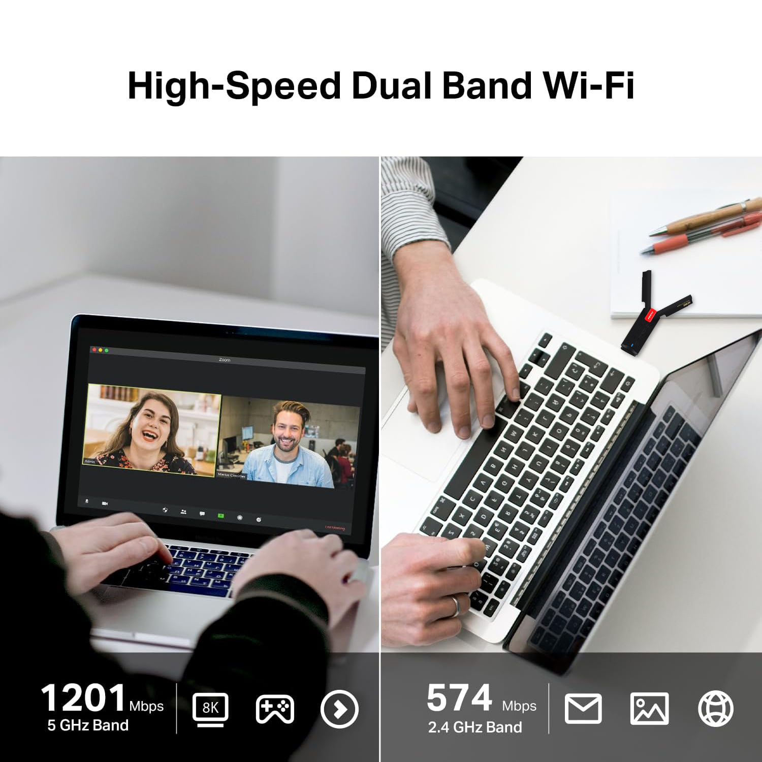 Adattatore wifi ax1800 wifi usb 3.0 mt7921 dongle usb ricevitore dual band 2.4g e 5g scheda di 6 wireless per laptop desktop