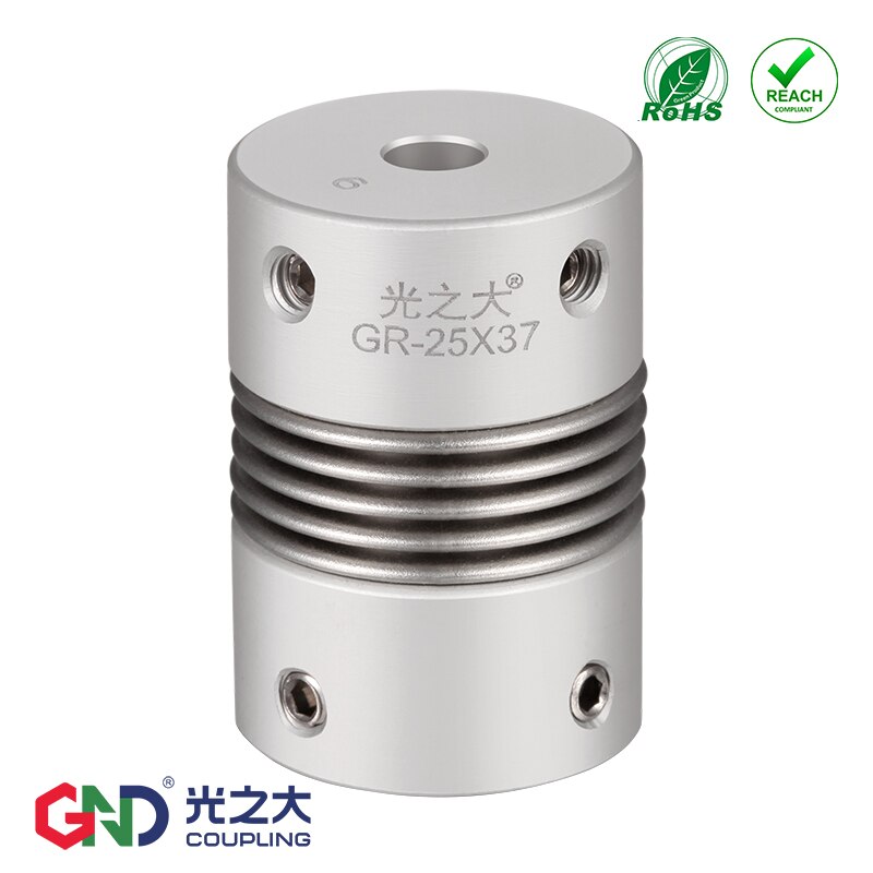 Koppeling Gr Aluminiumlegering Balg Stelschroef D16 L27 Type Abosorb Trillingen Zero Backlash Voor Micro Motor Stap Parallel Encoder
