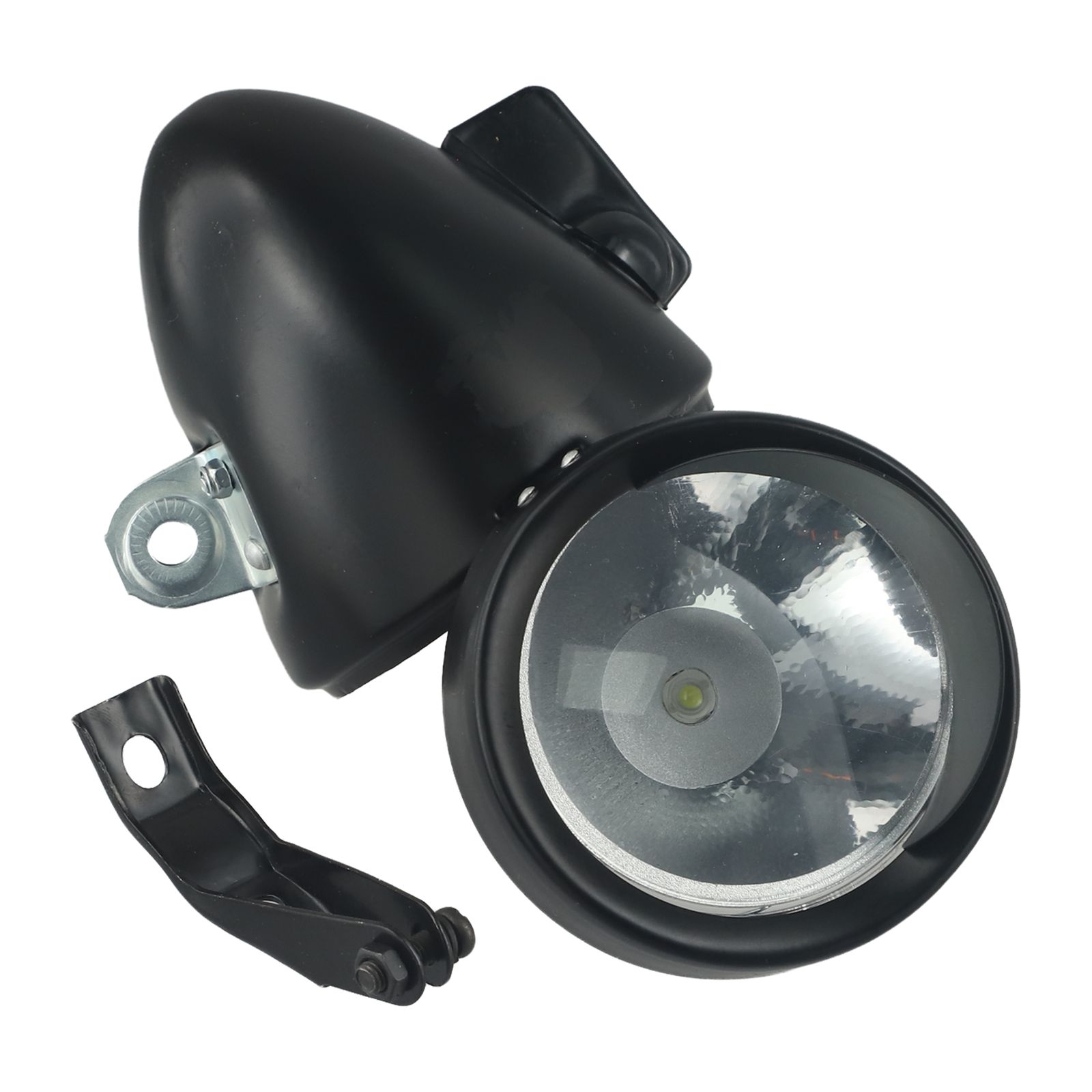 1 stücke Fahrrad Lichter Scheinwerfer Klassische Chrom Vintage Fahrrad LED Licht Scheinwerfer Vorne Retro Kopf Lampen