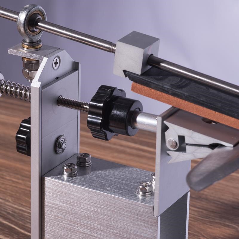 Nyeste pro apex edge køkkenknivslibersystem med 3 stk bryststen+ aluminiumlegering+ g klip