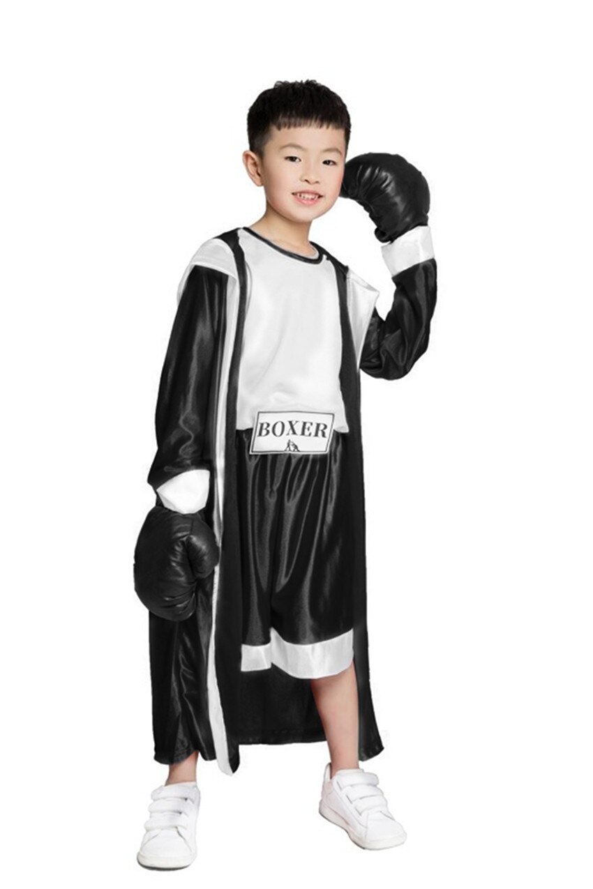 Rocky Film – Boxer pour enfants, déguisement Cosplay, tenue de carnaval, sm1901