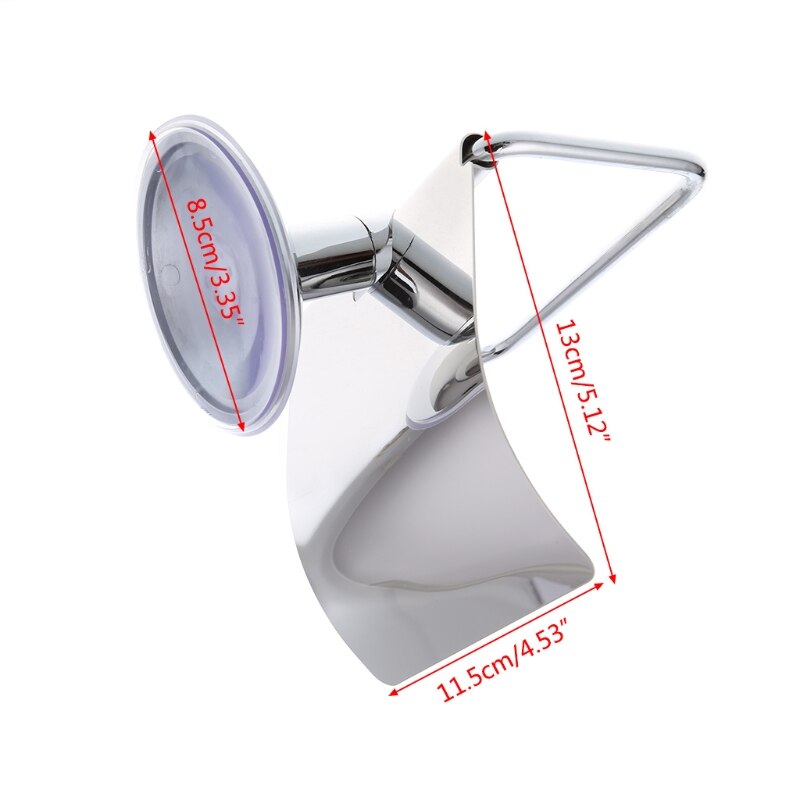 Bathroom Toilet Roll Paper Holder Vacuum Suction Cup Stainless Steel Wall Mount