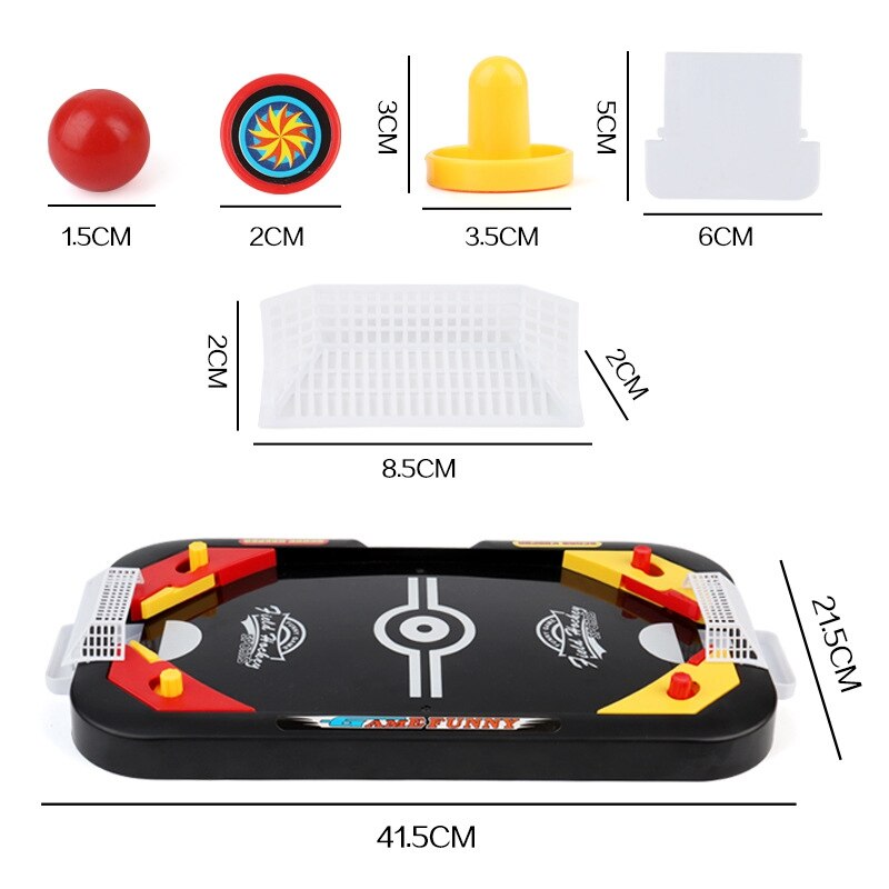 2 In 1 Ice Hockey Desktop Battle Game Mini Football Table Parent-Child Interactive Children's Toys