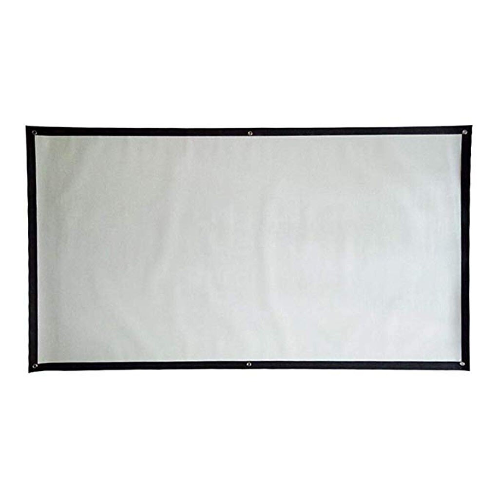 60in 72in 4:3 Projector Screen Portable Video Screen Widescreen Foldable Anti-Crease for home cinema meeting etc