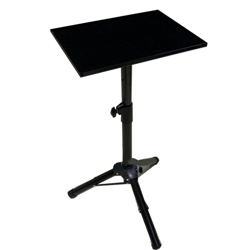 Trípode de Metal negro Mesa mágica trucos mágicos mesa de mago escenario Primer plano accesorios de calle altura ajustable fácil de llevar