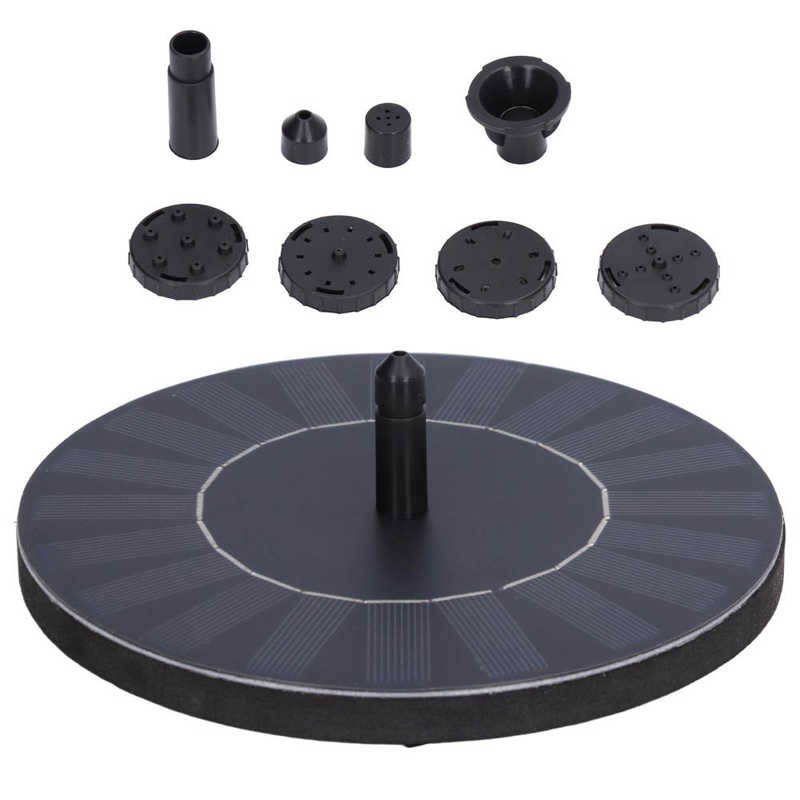 Solar Fountain Pumps Built in Battery Landscape Floating Pump for Aquariums for Gardens